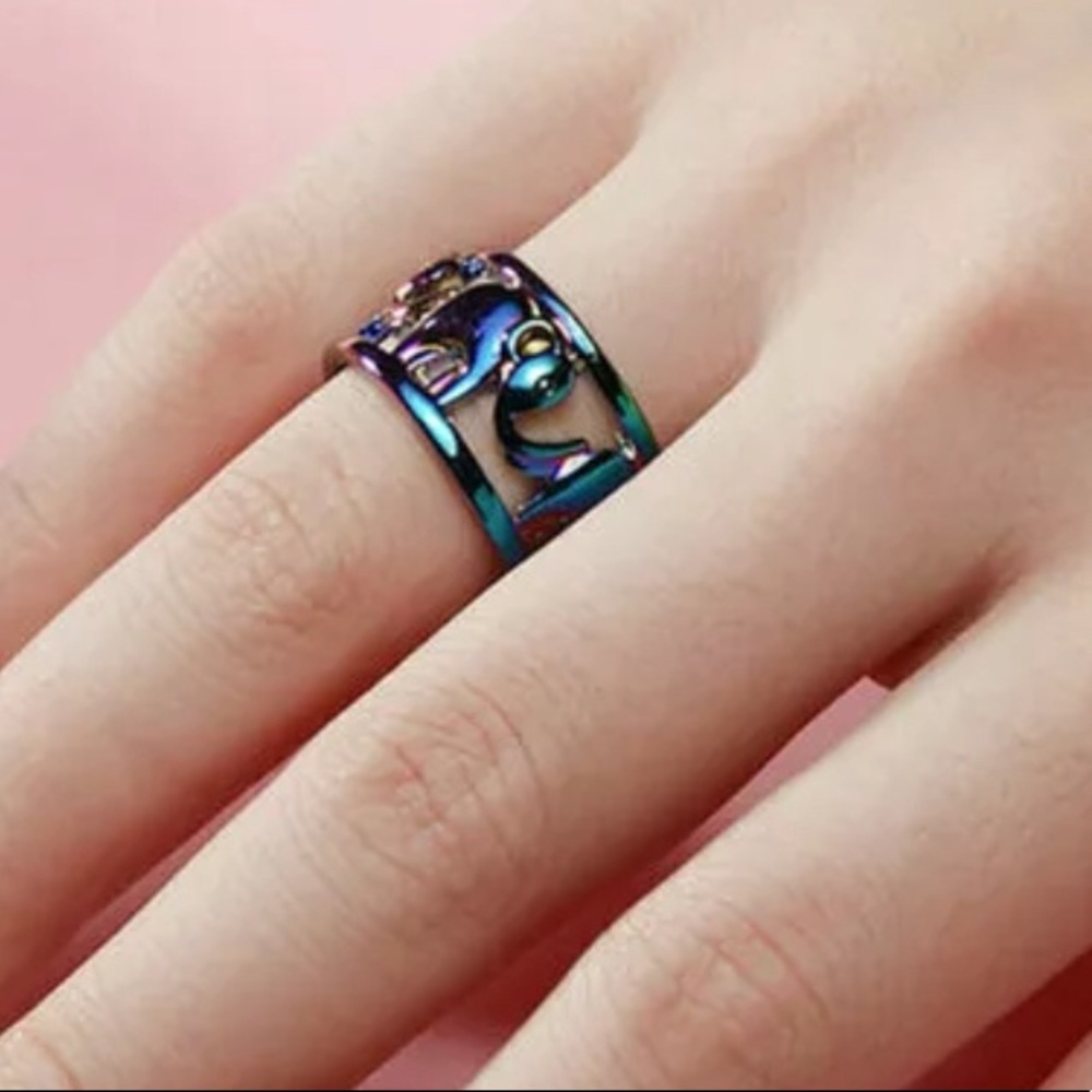 BRAND NEW 18KTRGF ELEPHANT RING - Picture 7 of 8
